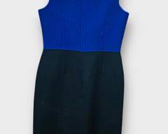 Talbots "Elegant Black And Blue Bodycon Dress Size 4 Perfect For Any Occasion

