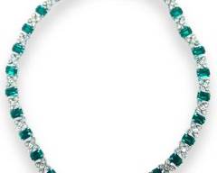 Vintage Emerald Green Costume Jewelry Rhinestone Choker Statement Necklace

