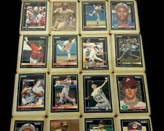 33 Vintage Collection of 1992 Pinnacle Major League Baseball Trading Cards
