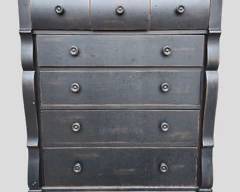 Vintage Ethan Allen Painted Wood Empire Style Dresser 7 Drawers
