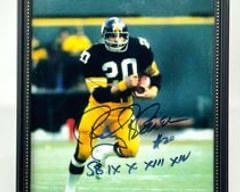 Rocky Bleier Autographed Pittsburgh Steelers #20 Super Bowls IX, X, XIII, & XIV Photograph
