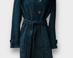 Kenneth Cole Reaction Womens Winter Wool/Polyester Jacket with Belt, Size XL
