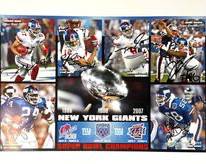 New York Giants Ottis Anderson, Carl Banks, Domenik Hixon, Steve Smith, Lawrence Tynes, & Barry
