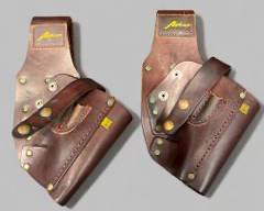 2 Vintage Action Brown Leather Revolver Holster CC-411-DW
