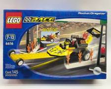 Vintage 2000 Lego Race Rocket Dragster Set 6616 - 100% Complete
