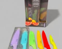 Set of 6 Cuisinart Advantage a Ceramic Coated Knives in original Box
