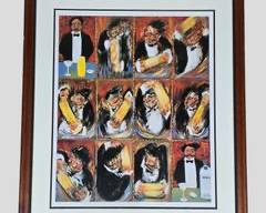 Guy Buffet 2000 "The Making of a Perfect Martini" Framed

