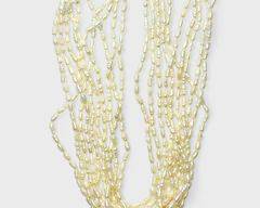 5 Genuine Freshwater Pearl Strand Necklaces
