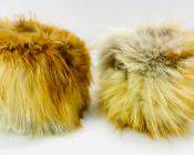Vintage Fantastic Fox Fur Ankle Guards Perfect For Winter Fashion
