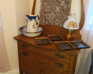 Old dresser and washbasin