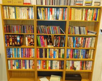 Media, paperbacks, childrens learning software and cds