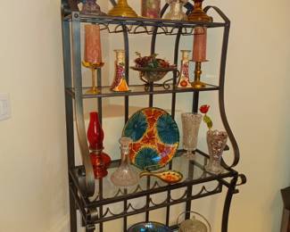 Oil lamps and glassware