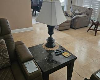 end table with lamp