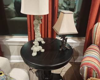 End table & lamps 