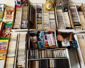 Huge sports card collection mainly 80’s-90’s 
Basketball, Baseball, and Football