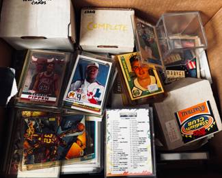 Huge sports card collection mainly 80’s-90’s 
Basketball, Baseball, and Football