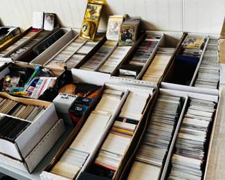 Huge sports card collection mainly 80’s-90’s 
Basketball, Baseball, and Football