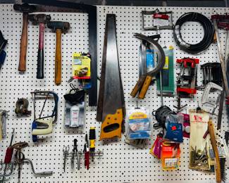 Garage full of tools and supplies! 