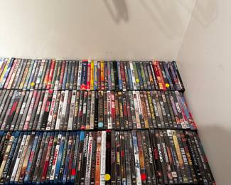 Large collection of DVD and Blue ray movies