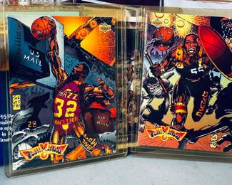 LeBron James 

Huge sports card collection mainly 80’s-00’s 
Basketball, Baseball, and Football