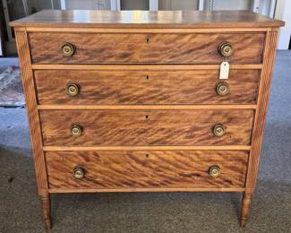 Lot 228 Antique American chest