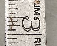 Vintage Craftsman Aluminum Rule