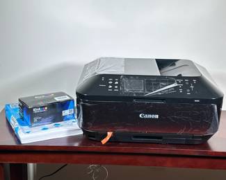 CANON MX922 PRINTER | Canon MX922 photocopier & printer with printer paper & extra ink cartridges. -  h. 9 x w. 19 x d. 15 in
