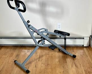 Sunny Upright Row-N-Ride Exerciser | Sunny Health & Fitness Upright Row-N-Ride Exerciser with 3 elastic bands. - h. 38 x w. 19 x l. 37.5 in