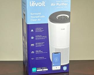 LEVOIT AIR PURIFIER | Levoit Air Purifier Levoit Corr 400S 3-stage filtration with H13 True HEPA filter, in original box. - h. 23 x w. 12.5 x l. 12.5 in (box)