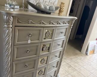 Ashley chest with decor
