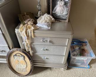 Silver Ashly night stands