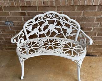 Iron love seat
