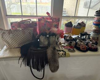 Designer purses and bags