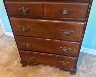 5 drawer chest. Cherry