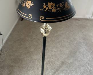 Lot (25) Toleware Floor Lamp 