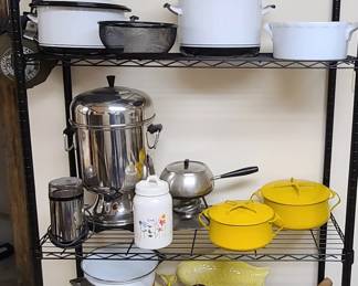 Vintage cast iron pots and pans
Coffee Irn