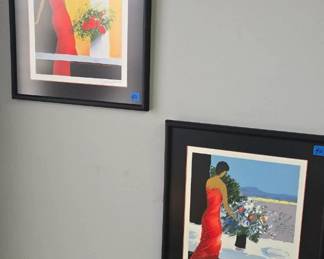 Signed Prints by Emile Bellet $40 each