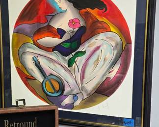 Signed print by Linda Le Kinff