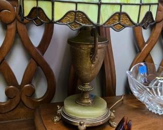 Vintage Tiffany style lamp $150 sold