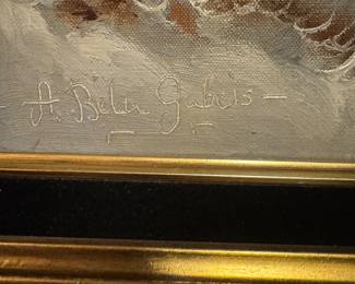 Oil on Canvas, Signed $700