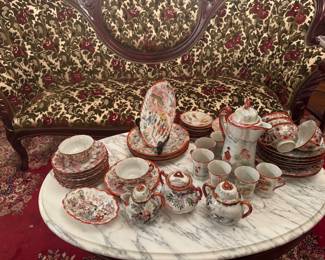 Vintage 1900' Japan Geisha girl Set