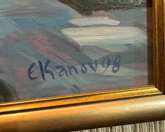 Oil on Canvas, Signed $250