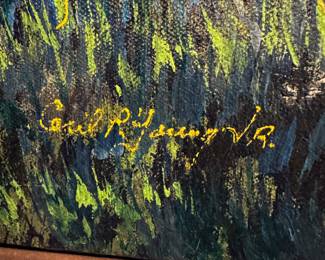 Oil on Canvas, Signed $800