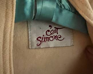 C'est Simone wool cape vintage