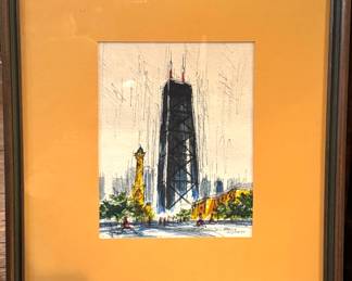 Illustration/Watercolor, Signed $200