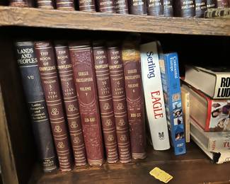 1953 set 'Book of Knowledge'  Grolier society