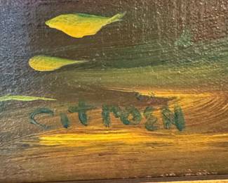 Oil on Canvas, Citroen $1100