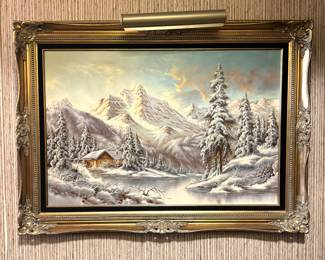 Oil on Canvas, Signed $700