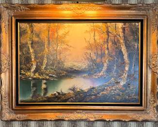 Oil on Canvas Signed $700