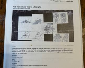 Info on Andy Warhol art work